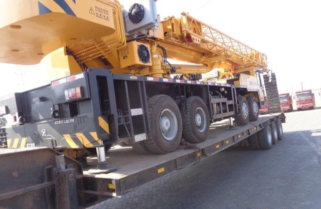 Heavy Machinery Transport for Road Construction