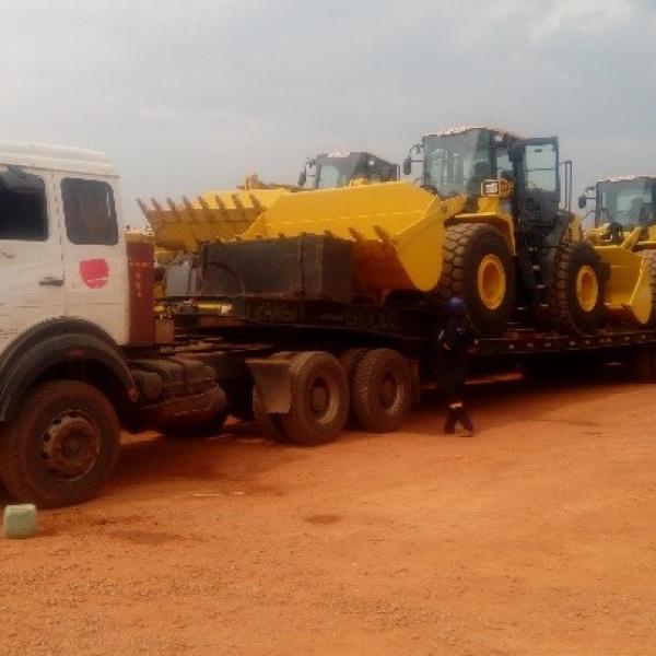 Heavy Machinery Transport for Road Construction